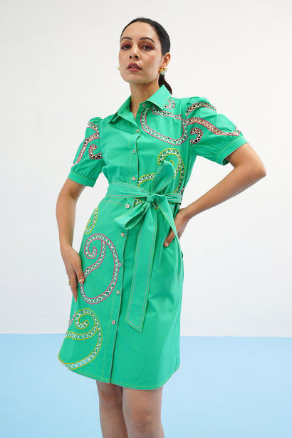 Sasha Embroidered Dress