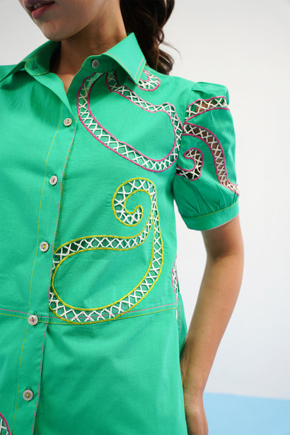 Sasha Embroidered Dress