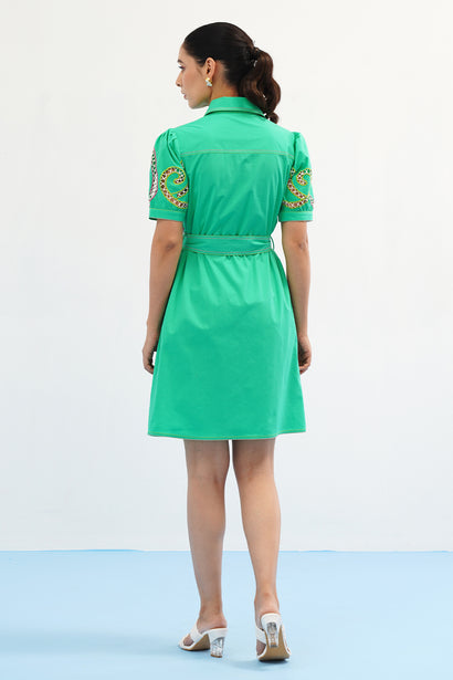 Sasha Embroidered Dress