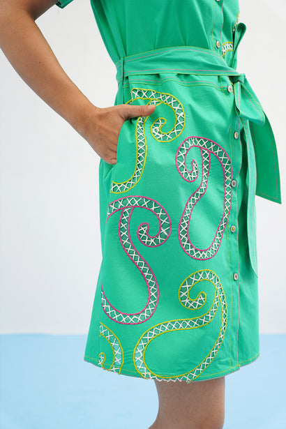 Sasha Embroidered Dress