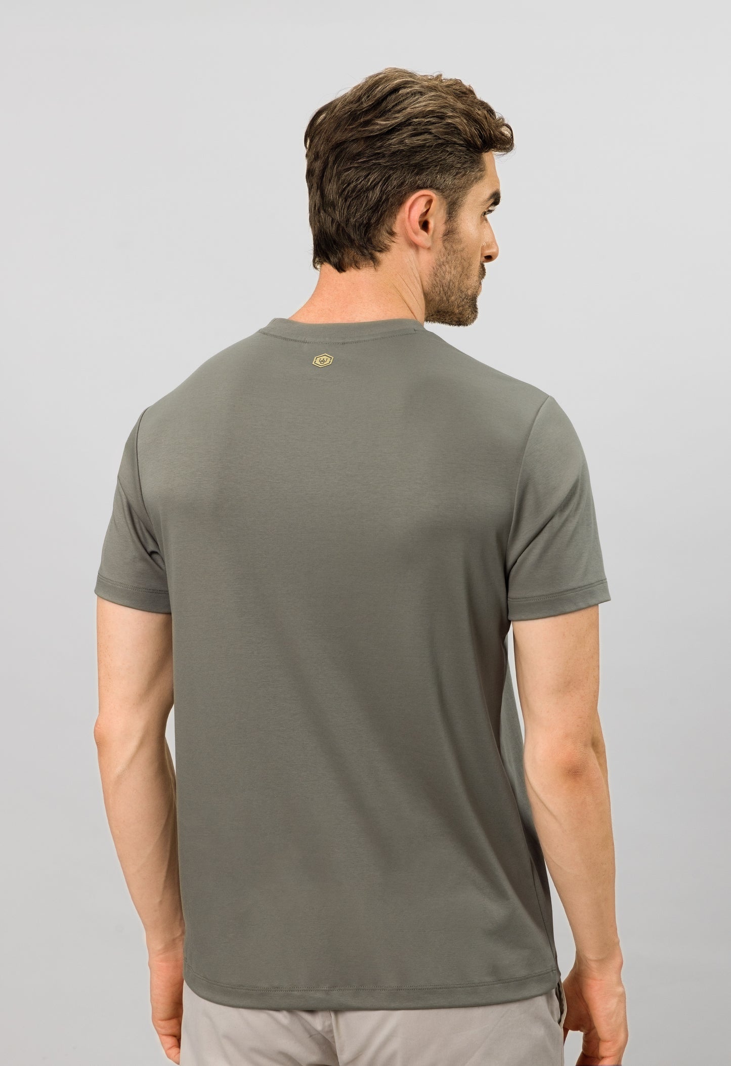 Olive Mirage Mens Luxury T-Shirt