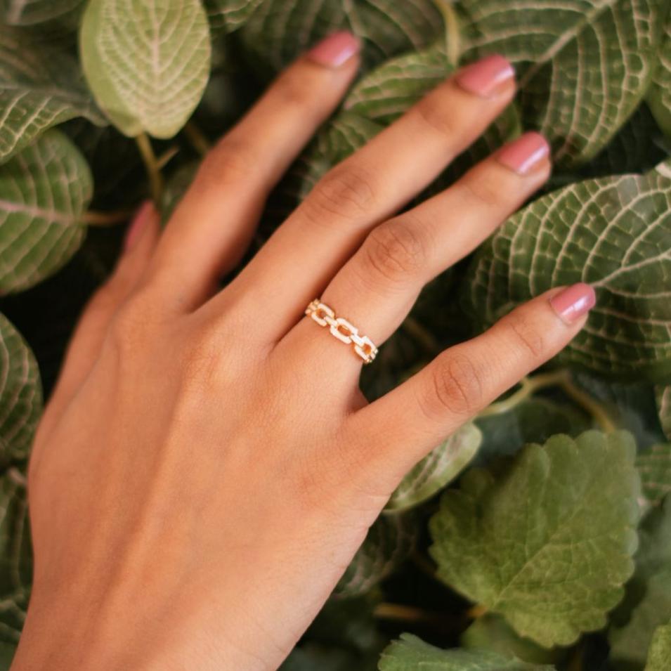 Link Ring White