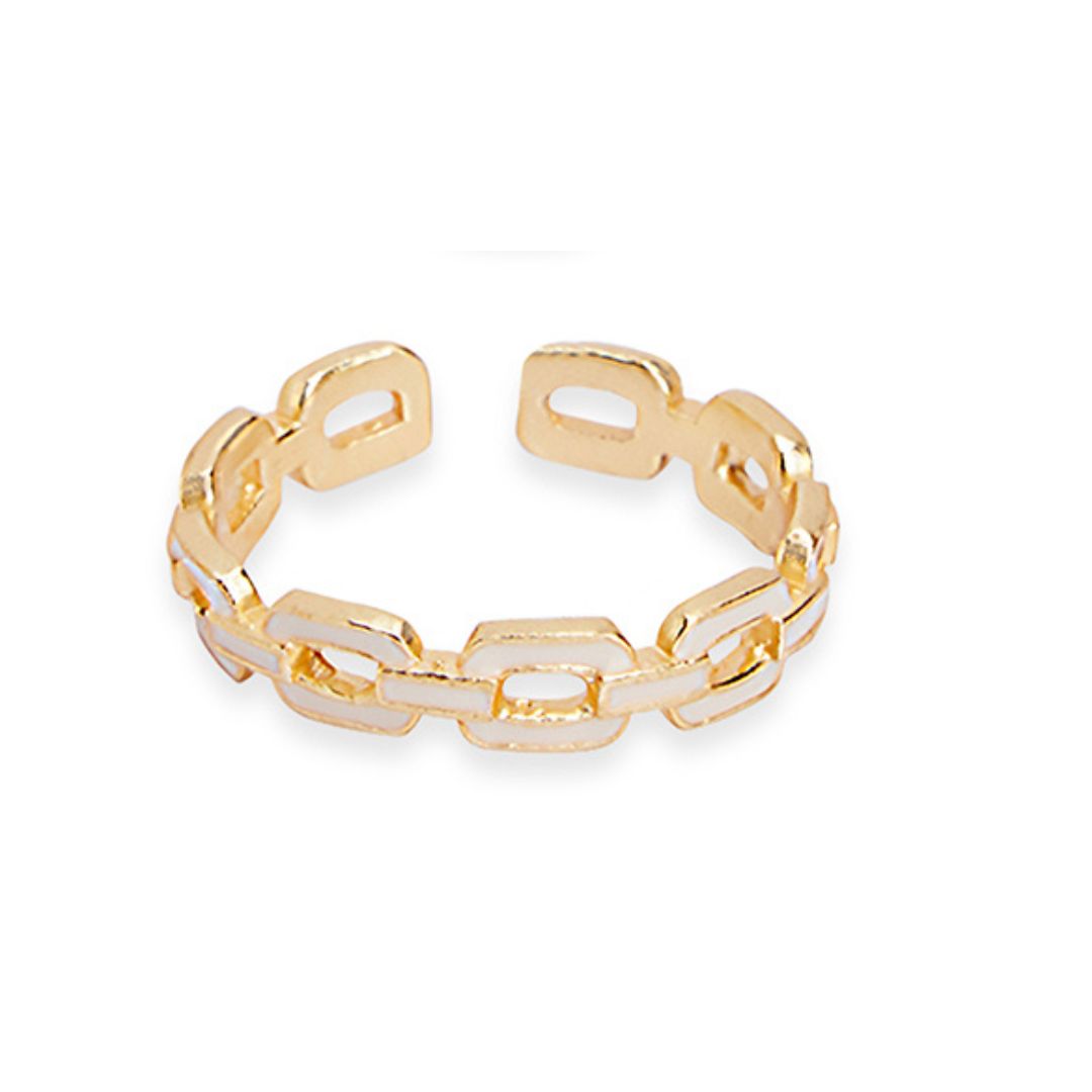 Link Ring White