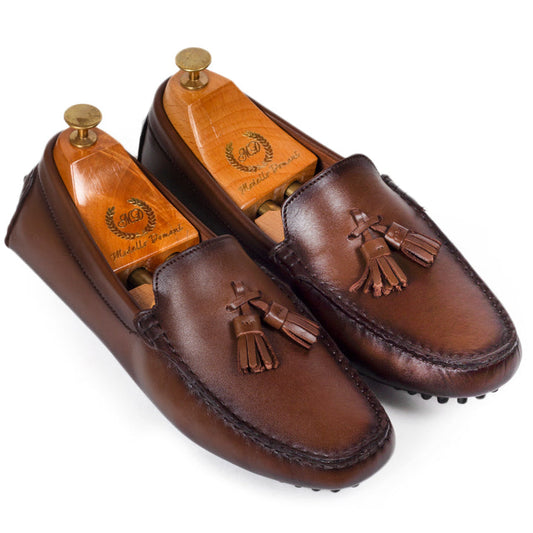 Gommino Tassel Leather Loafers