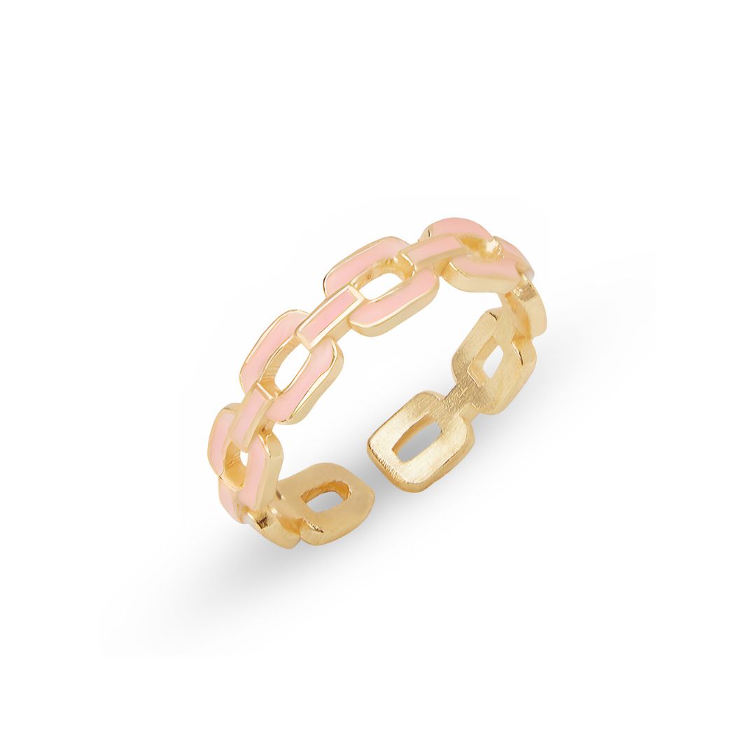 Link Ring Baby Pink