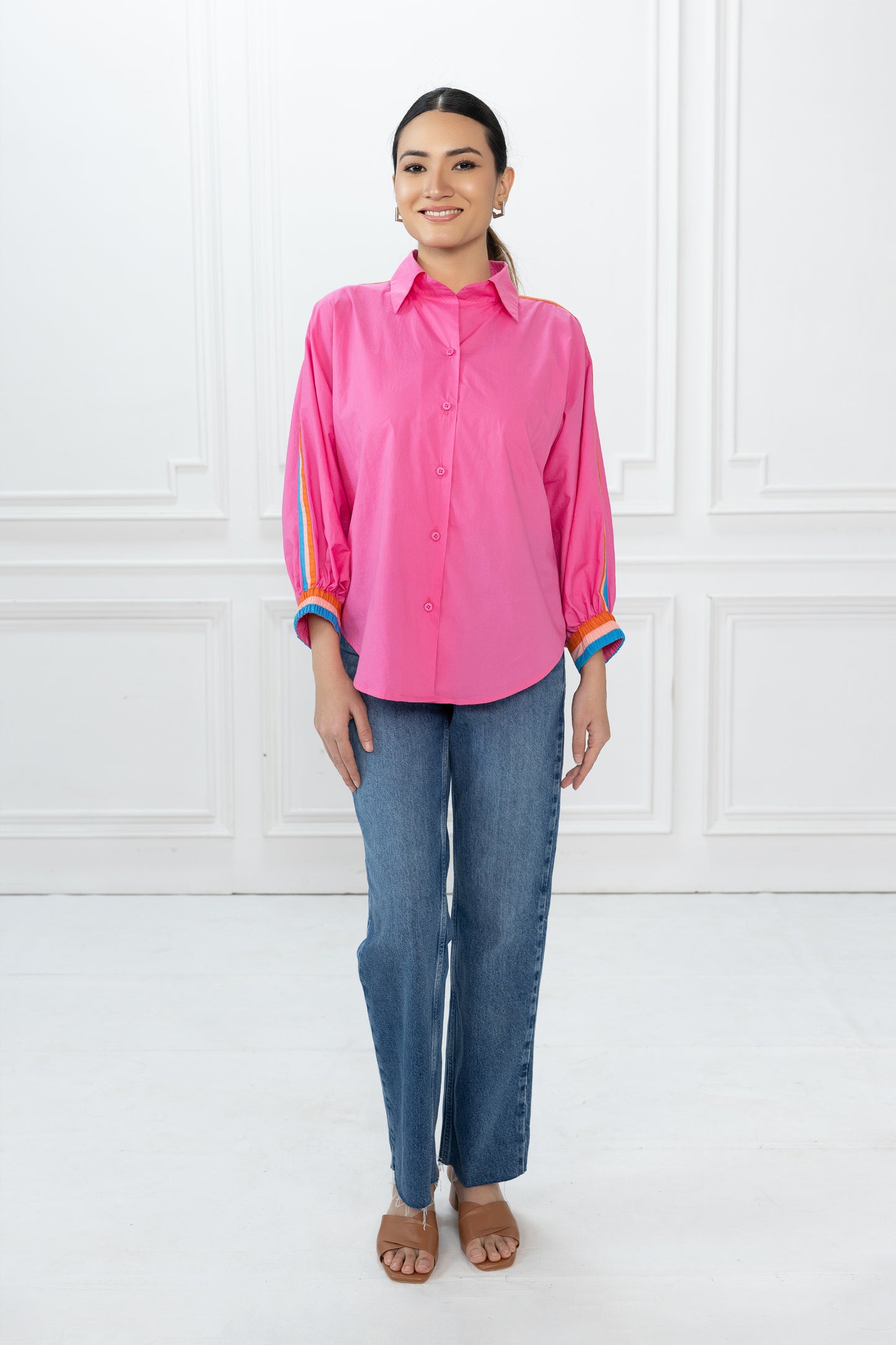 Harper Shirt -  Pink