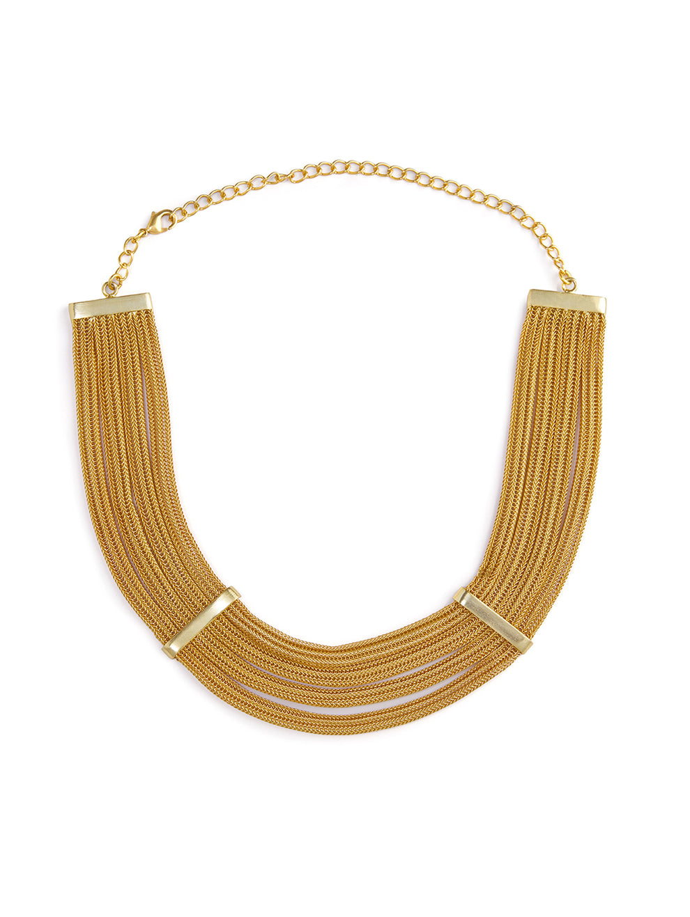 Gold Mesh Necklace