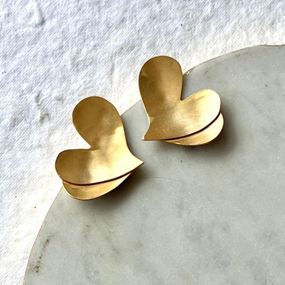 Love Heart Studs