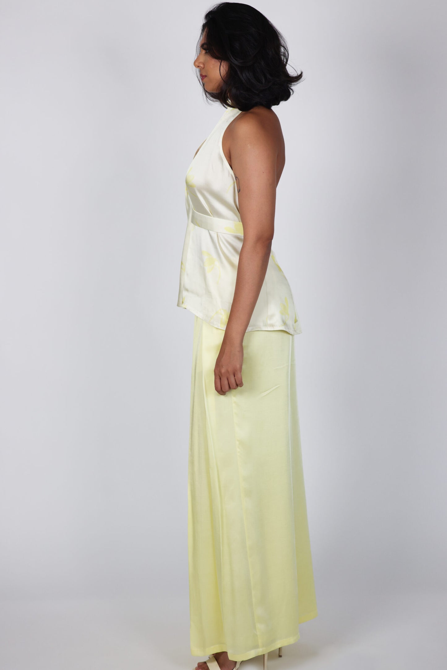 pleat & ring top